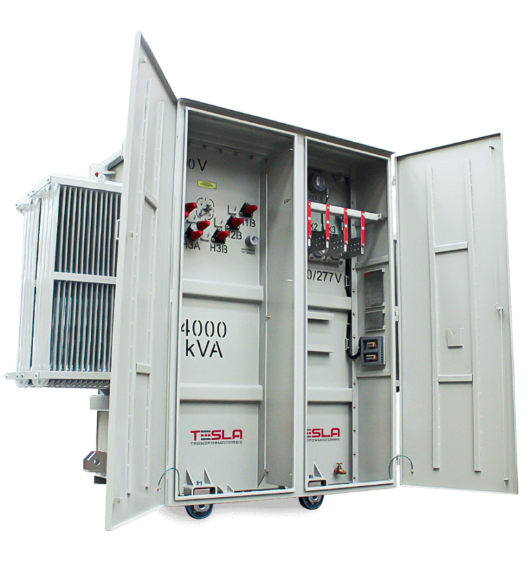 transformador tipo pedestal 4000 kVA serie 15-1.2 kV